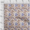 thumbnail image 2 of oneOone Rayon Brown Fabric Abstract Floral Sewing Craft Projects Fabric Prints By Yard 56 Inch Wide-2rb, 2 of 5