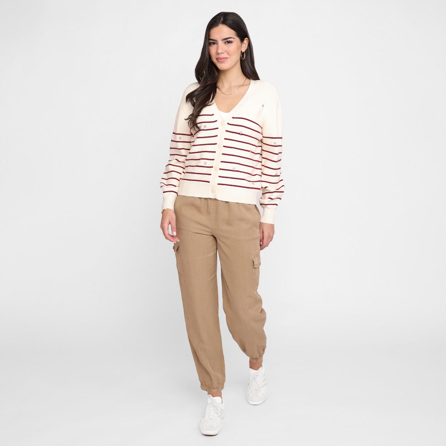 Devoted Cardigan rayé pour femme