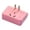 Pink, variant on Big Savings! 1 to 3 Socket Power Converter, 180 Degree Rotatable Power Plug, Wireless Multi-Outlet Socket, Universal Plug Adapter for Home & Office Use Sales Today Clearance!