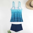 thumbnail image 4 of Cameland Women Large Print Split Swimsuit Skirt Bikini Split Swimsuit Suit, 4 of 6