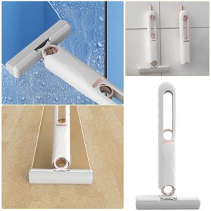 Dvkptbk Cleaning Supplies Mini Absorbent Mop, Lazy Hand Wash-Strong Absorbent Mop,Household Mini Desktop Glass Cleaning Mop (1 Handle +1 Head) for Floor Cleaning Home Office Kitchen