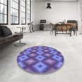 thumbnail image 4 of Ahgly Company Tapis d'Intérieur Lavables à la Machine, Rectangle Transitionnel Violet Améthyste, 4' x 6', 4 of 7
