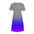 thumbnail image 5 of Weiqiqre Robes pour Femmes Été Décontractées à Manches Courtes Col Ras du Cou Robes T-Shirt Amples Évasées Mini avec Poches, 5 of 5