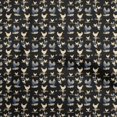 thumbnail image 1 of oneOone Viscose Chiffon Black Fabric Birds Rooster Sewing Craft Projects Fabric Prints By Yard 42 Inch Wide, 1 of 4
