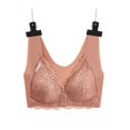 thumbnail image 5 of SNNROO Front Closure Bra For Women With Side Breasts For Breathable And Comfortable Underwear Without Steel Rings Fully Cup Anti Slip Underwear Daily Bra, 5 of 5