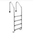thumbnail image 2 of GloryStar Inground Pool Ladder,304 Stainless Steel Swimming Pool Ladder,Non-Slip Swimming Pool Ladder for Deep End, Easy Assembly, 380lbs Load Capacity - Perfect for Indoor/Outdoor Pools, 2 of 6