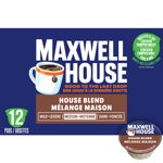 Maxwell House House Blend Coffee 100% Compostable Pods, 12 Pods, Medium