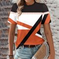 thumbnail image 2 of Birdeem T-Shirts à Imprimé Mode pour Femmes Manches Courtes Blouse Ample Col Rond T-Shirt Hauts, 2 of 12