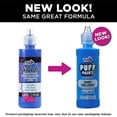 thumbnail image 3 of Tulip Puff Dimensional Fabric Paint, Royal Blue, 4 fl. oz., Nontoxic, Liquid, Permanent, Flexible, Machine Washable, 3D Texture, 3 of 7