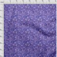 thumbnail image 4 of oneOone Polyester Spandex Violet Fabric Floral Craft Projects Decor Fabric Printed By The Yard 56 Inch Wide, 4 of 4