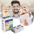 thumbnail image 2 of 100 Count Lens Wipes For Eyeglasses Lens Cleaning Wipes Pre Moistened Individually Wrapped Sracth Streak Glasses Cleaner Wipes For Sunglass Camera Lens Goggles, 2 of 6