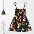 thumbnail image 2 of XZNGL Robe d'Été pour Filles Été Tout-Petits Bébés Filles Robe Sans Manches à Bretelles Imprimé Graphique Vêtements pour Enfants, 2 of 8