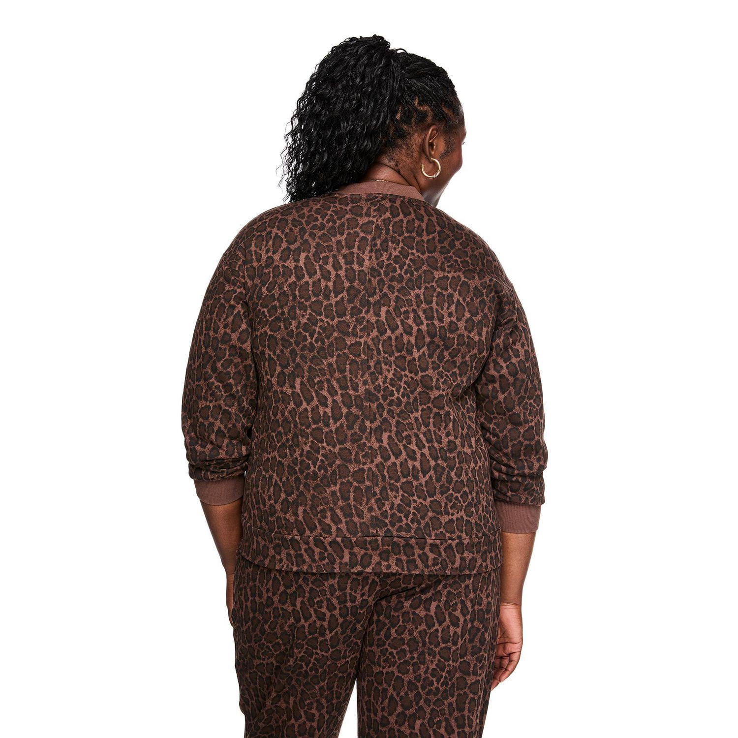 Blouson aviateur zippé sur la longueur Lane Bryant Plus pour femmes