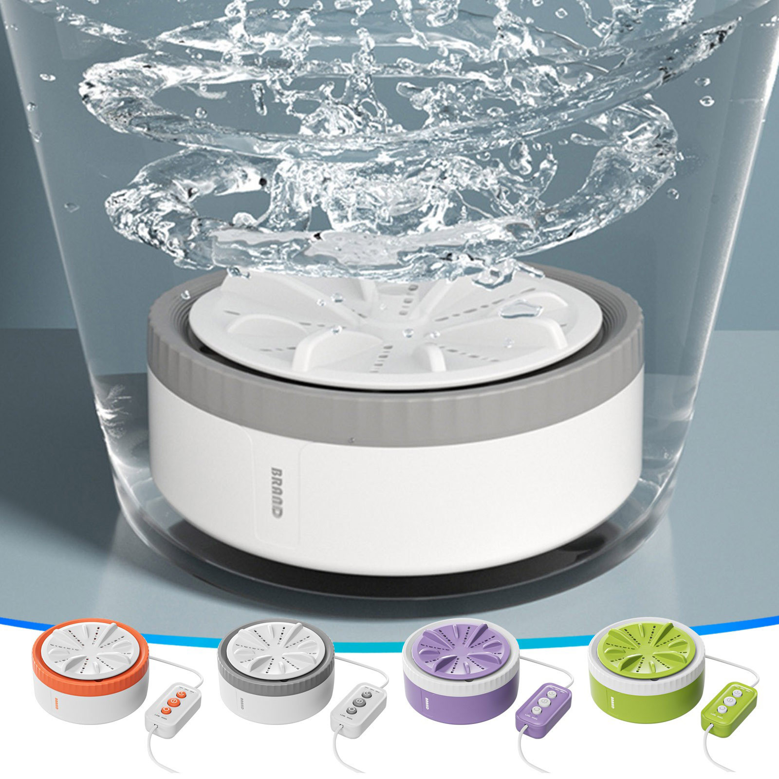 Portable Washer under $5! CQCYD Portable Mini Washing Machine, USB Powered Turbo Washer for Travel, 3 Timing Modes for Clothes Fruit Cleaning, Compact Dishwasher for Socks Underwear Makeup Brushes