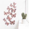 thumbnail image 4 of TIMIFIS Décoration Maison 12 Pcs Autocollant Mural Papillon Creux Texture Métal 3D DecorFall, 4 of 6