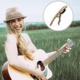 thumbnail image 4 of EeaseCA Classical Electric Guitar Capo Creative Cheetah Capo Guitar Accessories (Golden), 4 of 7