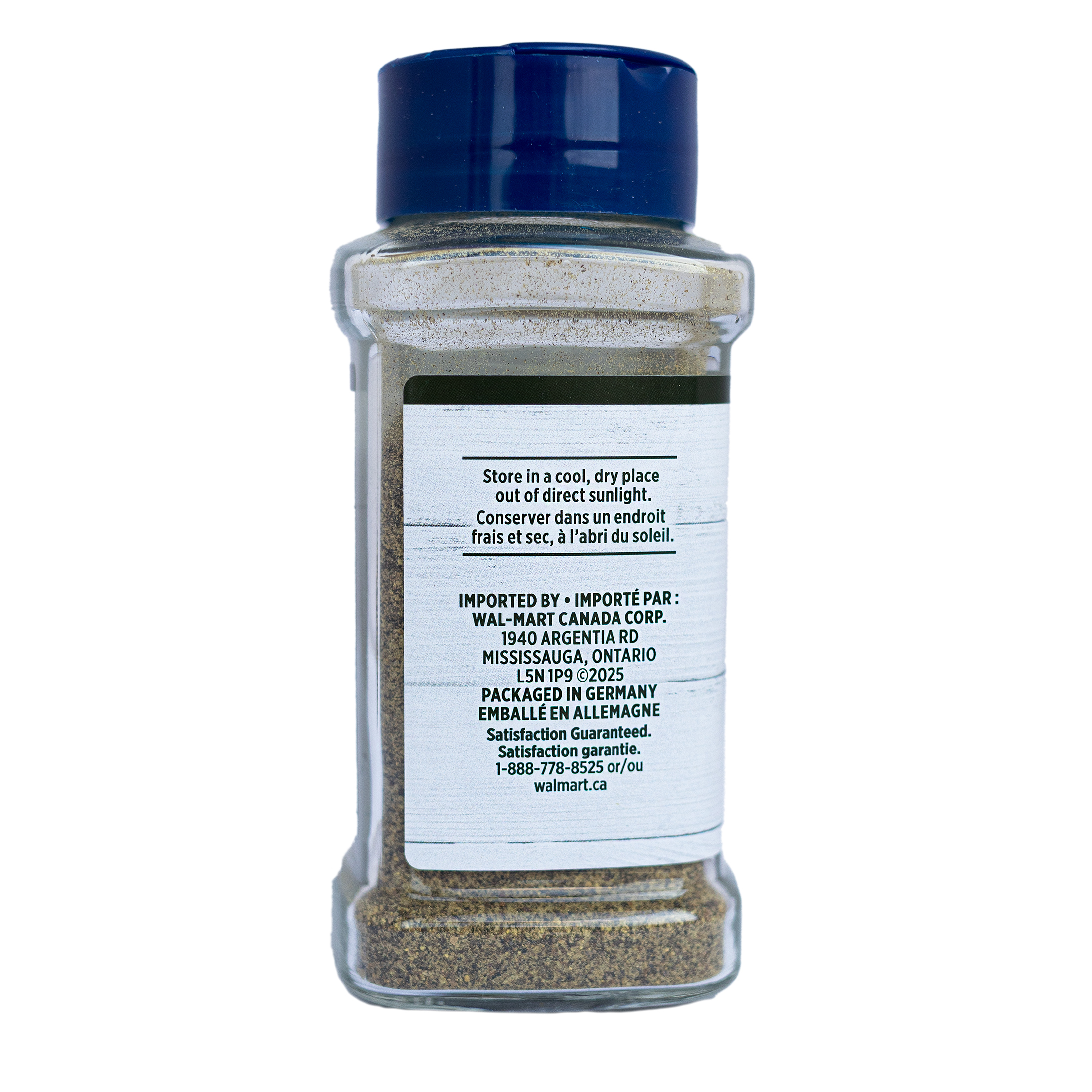 Great Value Poivre noir moulu, 85g