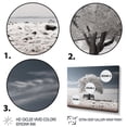 thumbnail image 3 of Designart Large Tree Gold framed wall art, Grey White Tree Contemplation , Trees framed wall art decor, Grey Traditional Gold framed wall art, 44x34 inches Gold Frame, 3 of 5