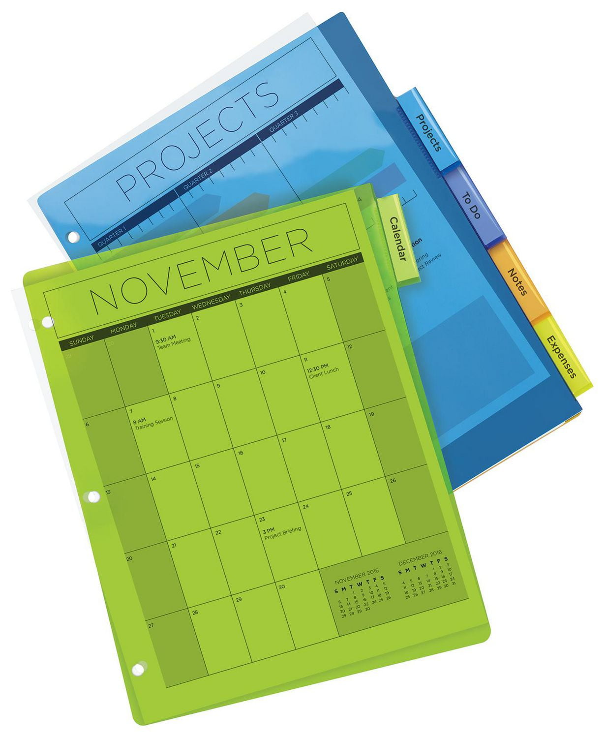 Avery Big Tab Intercalaries en plastique insérables, 9¼po x 11⅛po,  5 onglets, 1 jeu - 11900