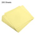 thumbnail image 3 of Unique Bargains 200 Sheets 6x6 Inch Origami Paper Double Sided Light Yellow Square Sheet for Art Craft Project, Beginners, 3 of 5