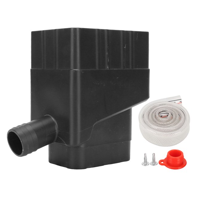 Rainwater Collection System, Rectangular 40 Inch Hose Reusable Water Diverter System For Garden Watering White,Black,Green,Dark Brown