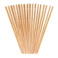 thumbnail image 1 of VogueV 10-Pair Reusable Bamboo Chopsticks for Dining Brown, 1 of 8