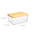 thumbnail image 3 of Boîte de Conservation Alimentaire Hermétique - Boîte de Rangement Multifonctionnelle Empilable pour Réfrigérateur - Couvercle, Jaune, JKODE, 3 of 8