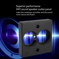 thumbnail image 3 of Panneau de Prise pour Haut-Parleur Hi-Fi, Panneau de Terminal de Haut-Parleur Hi-Fi, Prise d'Alimentation Murale Professionnelle de Type 86 pour Haut-Parleur pour Accessoires de Haut-Parleur, 3 of 7