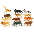thumbnail image 3 of RXIRUCGD Toys 12pc Kids Childrens Assorted Plastic Toy Animals Jungle Zoo Figure, 3 of 6