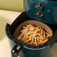 thumbnail image 3 of Air Fryer Disposable Paper Liner, Round Airfryer Parchment Sheets Liners for Baking, Non-Stick Oil-Proof Filter, 3 of 5