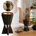 thumbnail image 1 of Exquisite Hand Crafted Zen Meditation Incense Burner Desktop Ornament For Home Relaxation And Mindful, 1 of 5