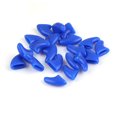 thumbnail image 1 of 20 Pcs/ensemble Couvre-Griffes pour Animaux, Clous en Résine, Capuchon de Protection, Manucure avec Colle, Fournitures pour Animaux, Bleu, m, 1 of 7