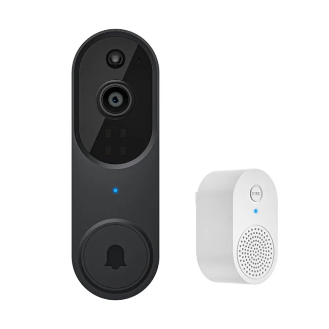 1080P Wireless Doorbell Camera 2-Way Wireless Video Doorbell Night Vision For Home Office ,Weather Resistant