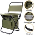 thumbnail image 1 of Fishing Chair Folding Chair Portable Effective Stainless Steel Strong Load-bearing Camping, 1 of 9