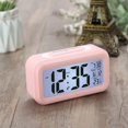 thumbnail image 2 of CHUANK Réveil Numérique avec Éclairage de Fond LCD Moniteur de Température Alarme Veilleuse avec Calendrier Intelligent Horloge, 2 of 6