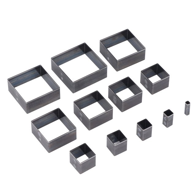 Leather Punching Die, Clear Squares Leather Cutting Mold Pointed Edges For Fabric