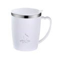thumbnail image 1 of MAOWAPLG Tasse à Café avec Couvercle et Poignée, Tasse à Café en Acier Inoxydable 304 avec Couvercle, Isolation Thermique, Portable pour l'Extérieur, Poignée Confortable, pour Boissons Chaudes et Froides, Tasse à Café en Acier Inoxydable, 1 of 9