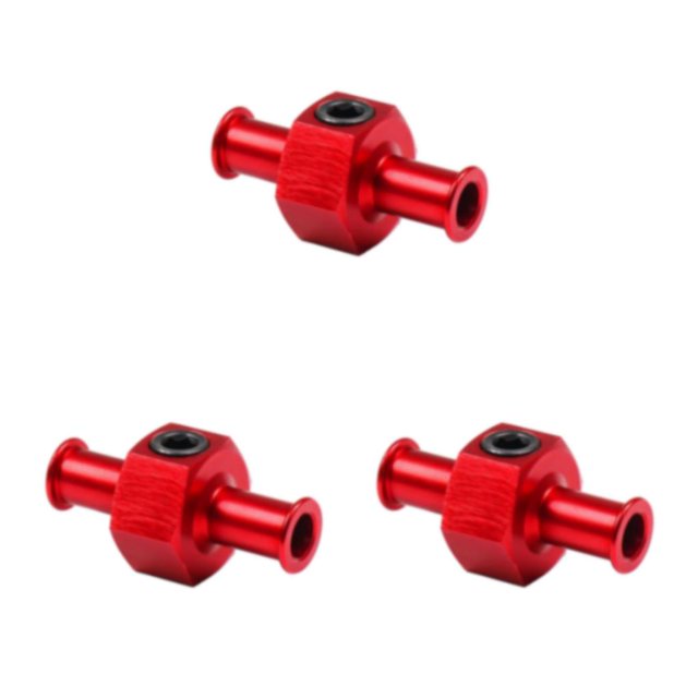 maskred Nitrous Pressure Gauge Adapter High Durability For Easy And Effective Simple red 3Set
