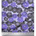 thumbnail image 1 of Soimoi Rayon Fabric Artistic Flower Print Sewing Fabric Yard 42 Inch Wide, 1 of 3