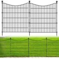 thumbnail image 1 of Panels Decorative Garden Fence with Gate Dog Fence Outdoor for Yard Animal Barrier Fence No Dig Rustproof Metal Garden Edging Fence and Borders Temporary Fenc, 1 of 6