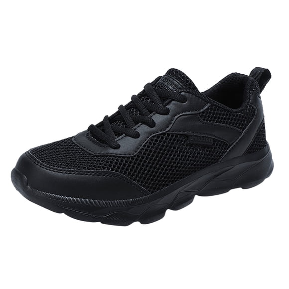 HBFAGFB Womens Sneakers Mesh Breathable Non Slip Casual Comfortable Running Shoes Going Out Black Size 41