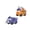 A 6F7, variante sur ZZkhGO Voiture Jouet Transformable pour Tout-Petits, Véhicule Morphing Deux en un, Petite Voiture Mignonne pour Enfants de 1 à 3 Ans