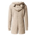 thumbnail image 4 of Combinaison pour Femmes à Manches Longues à Capuche Pyjama Combinaison Décontractée d'Hiver Chaude Combinaison de Nuit Combinaisons pour Femmes en Liquidation, 4 of 5