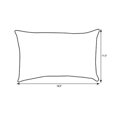 thumbnail image 3 of Pillow Perfect 512846 Treillis Damas Bleu Coussin Rectangulaire - Bleu-Beige, 3 of 3