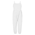 thumbnail image 1 of Girls Jumpsuit Sleeveless Rompers for Girls Spaghetti Strap Overalls with Side Pockets Cute Clothes for Girls 4T, 1 of 4