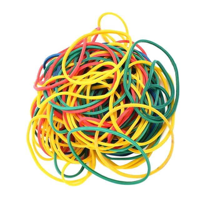 200 Pcs Élastiques Colorés Anneaux en Caoutchouc Accessoires Pratiques pour Machine (Grande Taille Colorée)
