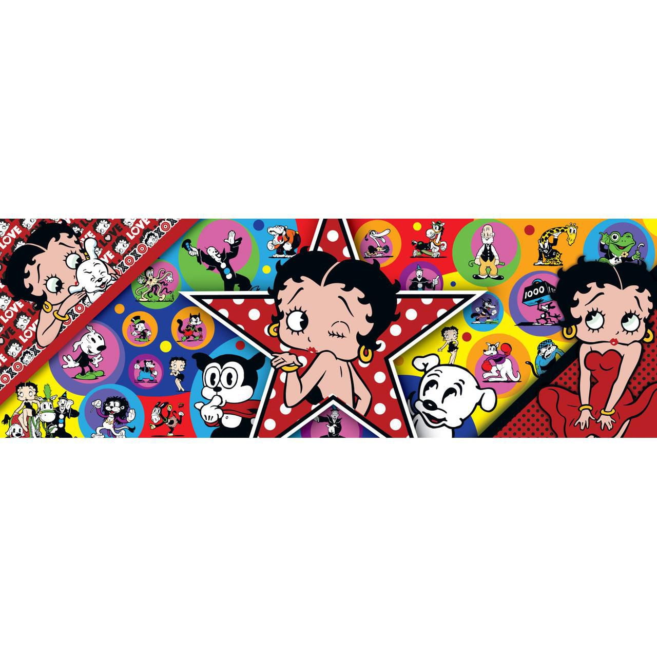 Masterpieces Puzzle Company Betty Boop Casse-Tête Panoramique De 1000 Pièces