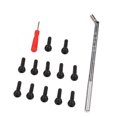 thumbnail image 4 of 14 Pièces Kit d'Installation de Tige de Soupape de Pneu, Remplacement de Kit de Démontage de Tige de Soupape de Pneu à une Seule Tête pour Vélos RVs Voitures Électriques, 4 of 8