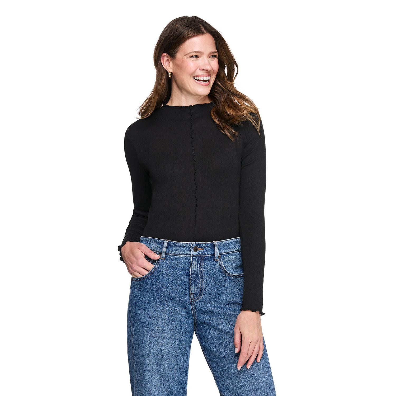 George Women's Funnel-Neck Top