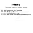 thumbnail image 2 of SIM Front Semi-Metallic Disc Brake Pads SIM-1204 for Car Mini Cooper Countryman Paceman, 2 of 8